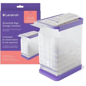 Lansinoh Purple Breastmilk Storage Container